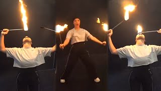 Valkyrae & Janet tries Fire Transfer with ExtraEmily and CarolineKwan