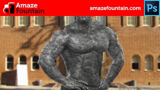 PHOTOSHOP TUTORIAL: How To Transform Someone Into A Stone Statue (Photoshop Graphics Tutorial)