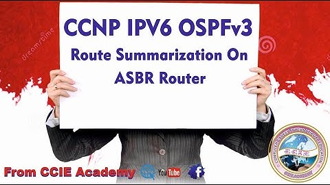 CCNP IPv6 OSPFv3 Route Summarization on ASBR Router in Urdu and Hindi
