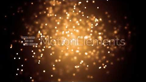 dark abstract background with fiery floating dots for presentation, logo