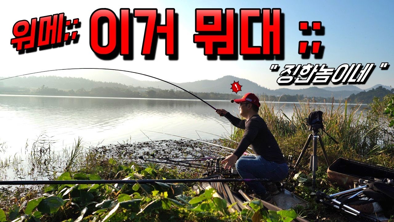 붕어 낚시 천국 해남!! 대형지에서 만난 인정사정 없는녀석과 월척 붕어친구들 ^^