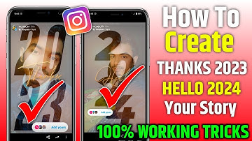 😍 how to create thanks 2023 add yours story template on Instagram  | hello 2024 add yours templates