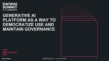 GenAI Platform as a Way to Democratize Use and Maintain Governance
