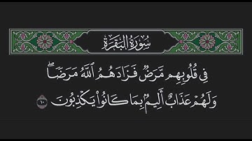 سورة البقرة من الآية 1 إلى الآية 20