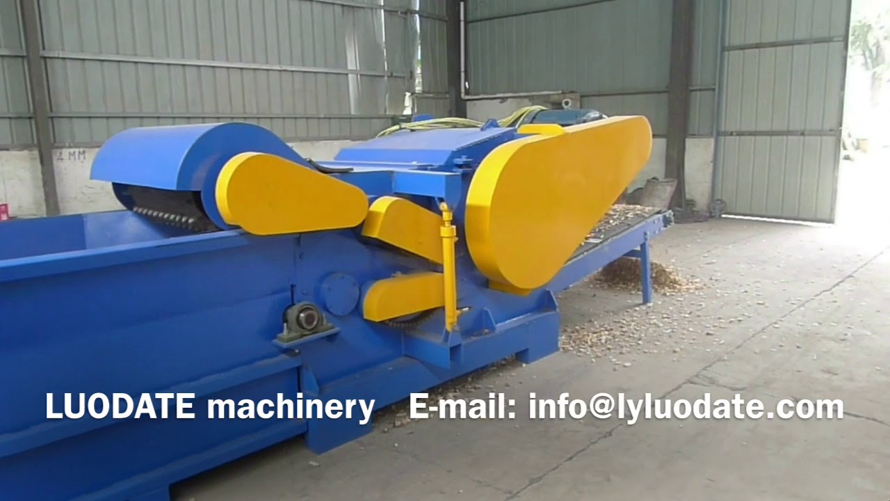 Wood chipping machine, Wood chipper YouTube