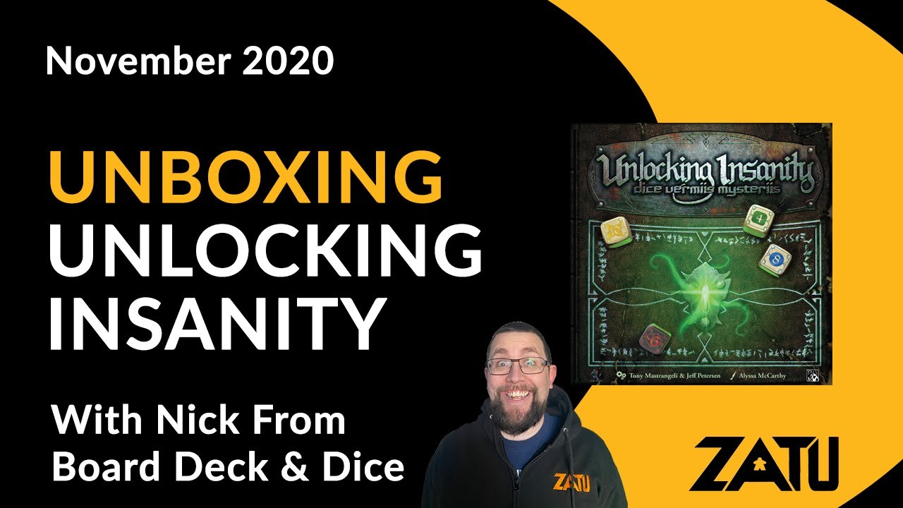 Zatu Games Reviews Unlocking Insanity | Petersen Games