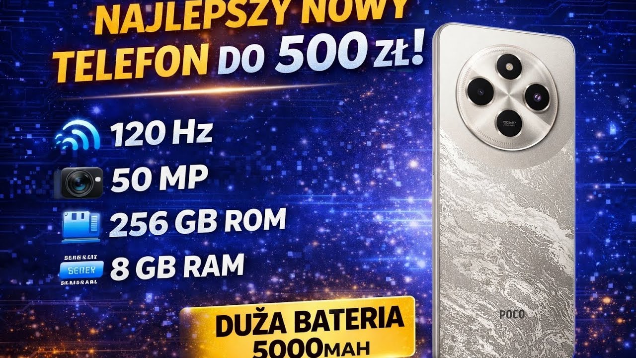 Najlepszy nowy telefon do 500 zł ? Pełna recenzja poco c75 z mocnymi specyfikacjami.