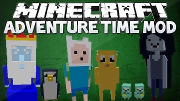 Minecraft: ADVENTURE TIME MOD! (Minecraft 1.4.7 mod showcase)