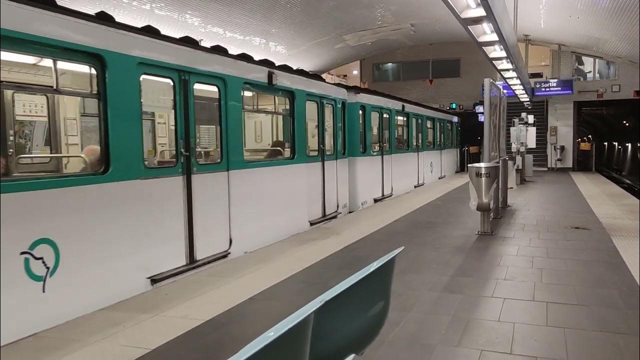 Ligne 11 mp59 à Châtelet - YouTube