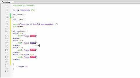 C++ Programming Tutorials - 10 - Switch - Ferkari C++ ba Kurdi 10 [Kurdish] - By Ziyad