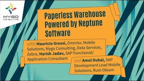 SAP EWM / SAP WM Mobility with low-code and Neptune Software