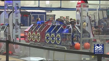 New England high schoolers showcase their design, engineering skills in robotics competition