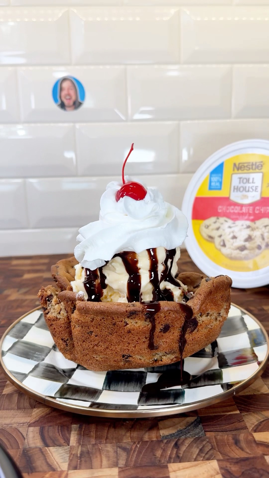 Giant cookie bowl ? #shorts