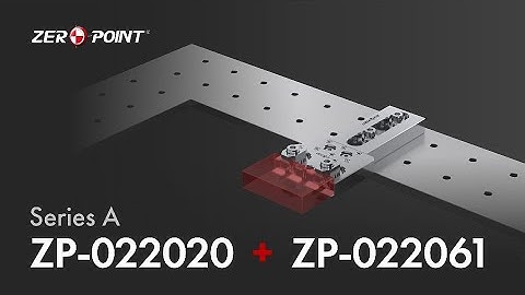 Series A  |  ZERO POINT is modular precision workholding system for Wire cutting machine.