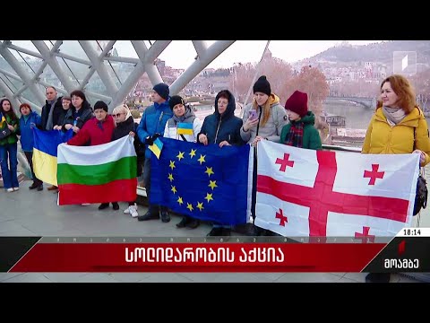 უკრაინის ერთობის დღე - სოლიდარობის აქცია თბილისში