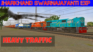 Jharkhand Swarnajayanti Exp || MSTS Open Rails || Indian Train Simulator