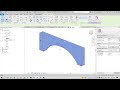 Create arched beams family in revit