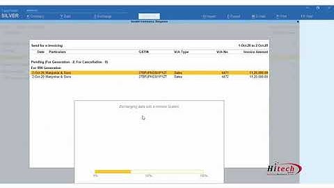 Tally Tutorial | Generation of Bulk E-Invoices | TallyPrime.