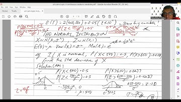 Continuous Random Variables video series ( video 8 )