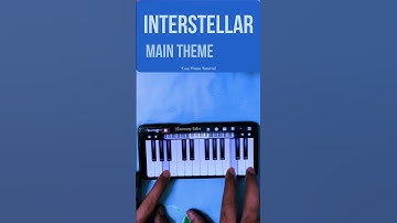 Interstellar piano tutorial 🎹 | #pianotutorial #interstellar #shorts #viral