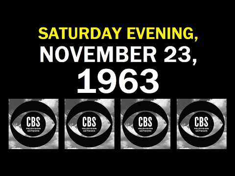 KENNEDY-ERA NEWS CAPSULE: 11/23/63 (CBS-TV)
