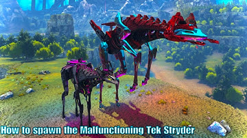 How to spawn the Malfunctioning Tek Stryder in Genesis Part 2!