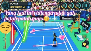 Game play 3D pro badminton challenge indonesia:) Semoga teman teman semua suka ya😊 aminnnn screenshot 5