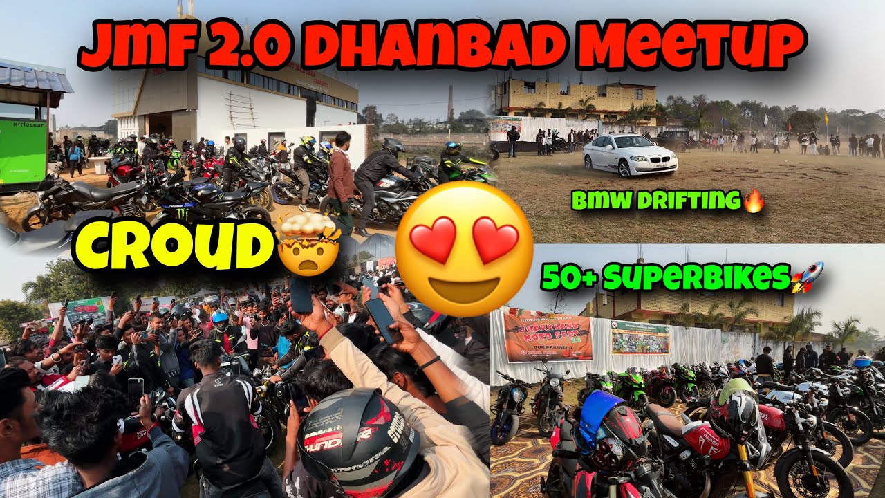 Jmf 2.0 dhanbad Meetup🔥 50+ Superbikes | Riders Meetup😍 JMF 2.0 || Vicky Gupta 