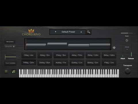 The Chord King VST Plugin | Effortlessly Explore 600+ Chord Progressions