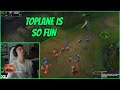 Caedrel experiences the joy of ranged top lane