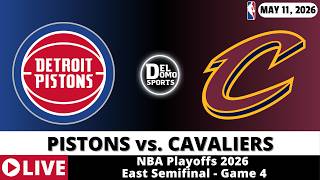 DETROIT PISTONS VS CLEVELAND CAVALIERS 🏀 NBA Playoff Game Score Radio Play-by-Play