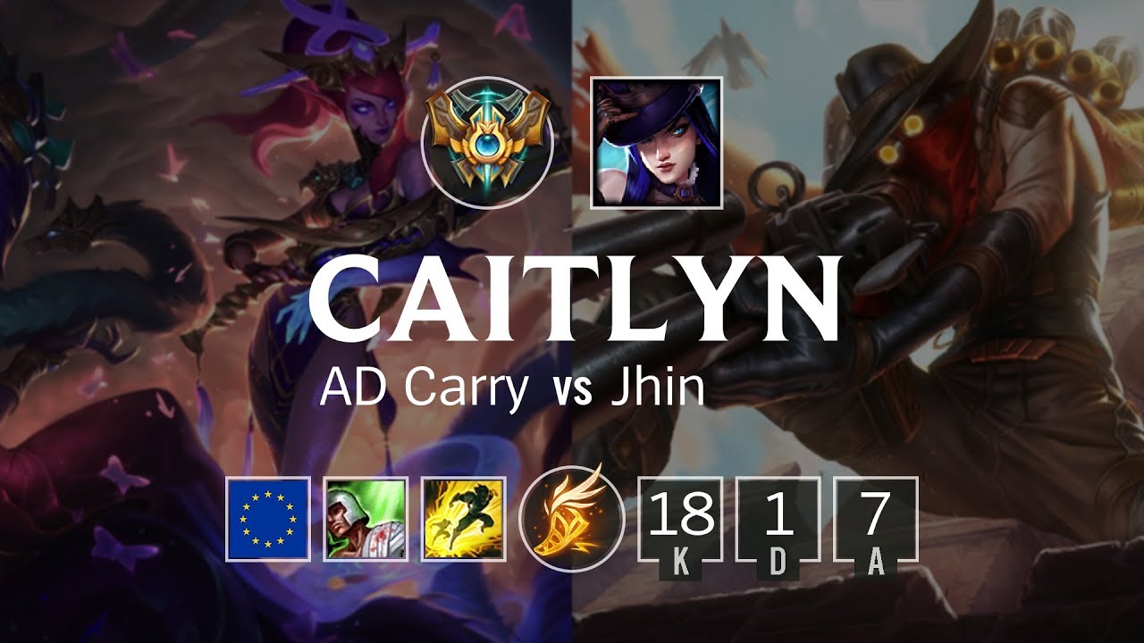 Caitlyn ADC vs Jhin - EUW Challenger Patch 8.24