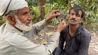 ASMR Fast Shaving 🪒 With Barber Is Old public Villager [part1053]