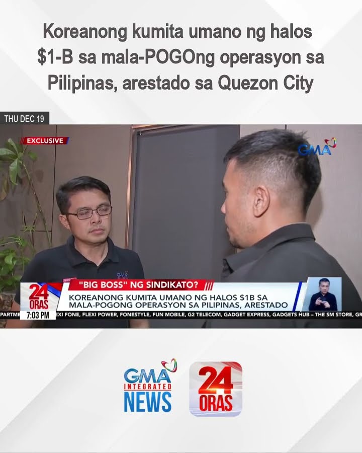 Koreanong kumita umano ng halos $1-B sa mala-POGOng operasyon sa Pilipinas, arestado sa... | 24 Oras