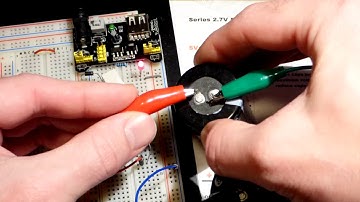 Series 500F supercapacitor backup power supply for LED circuit step by step build