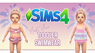 🌴 BEST CC TODDLER SWIMWEAR!   Links | CAS | The Sims 4