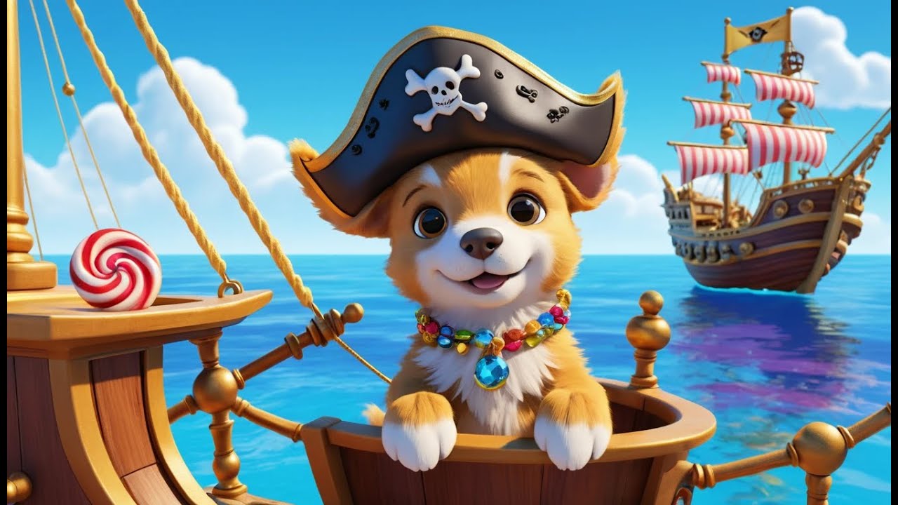 Pirate Paws and the Treasure Hunt | Fun Pirate Song for Kids | Adventure on the High Seas