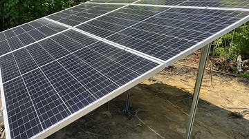 3200 watt Unistrut solar array follow up video- cheap solar array setup