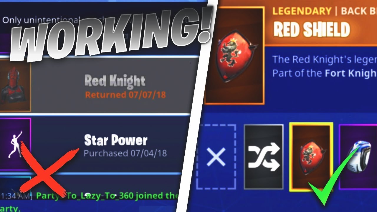 HOW TO GET THE RED KNIGHT SHEILD FOR FREE!! *WORKING* - YouTube