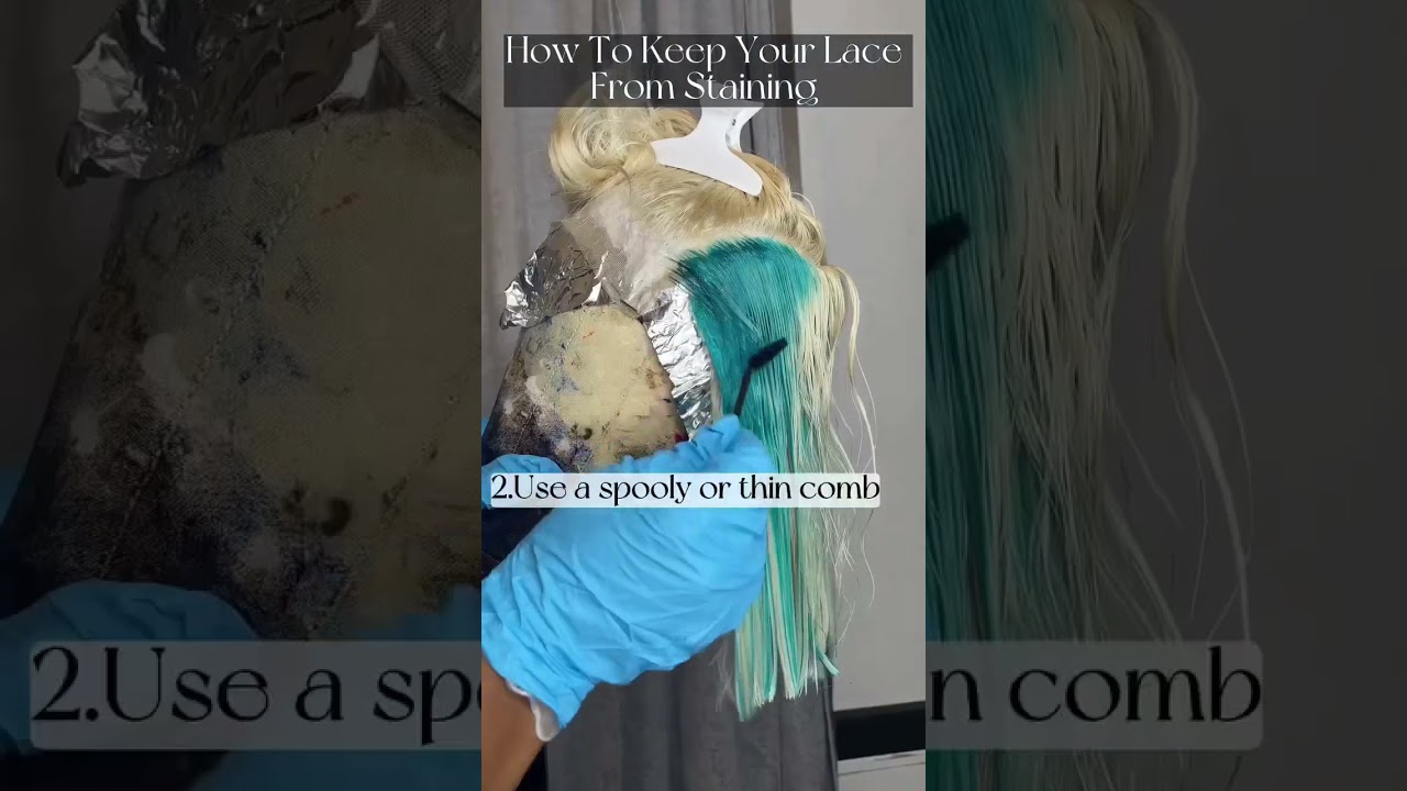 How to keep your lace from staining 