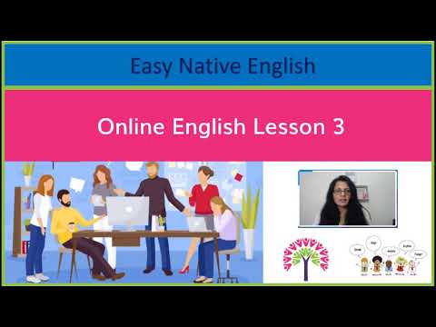Esl Beginner S English Lesson 3 Live With Teacher Sabina Youtube