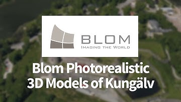 Blom Photorealistic 3D Model of Kungälv