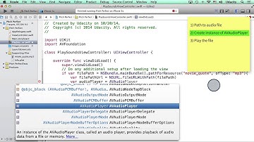 Fixing Bugs While Creating AVAudioPlayer - Intro to iOS App Development with Swift