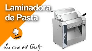 Laminadora eléctrica inox de rodillos ancho 320 mm - Z45