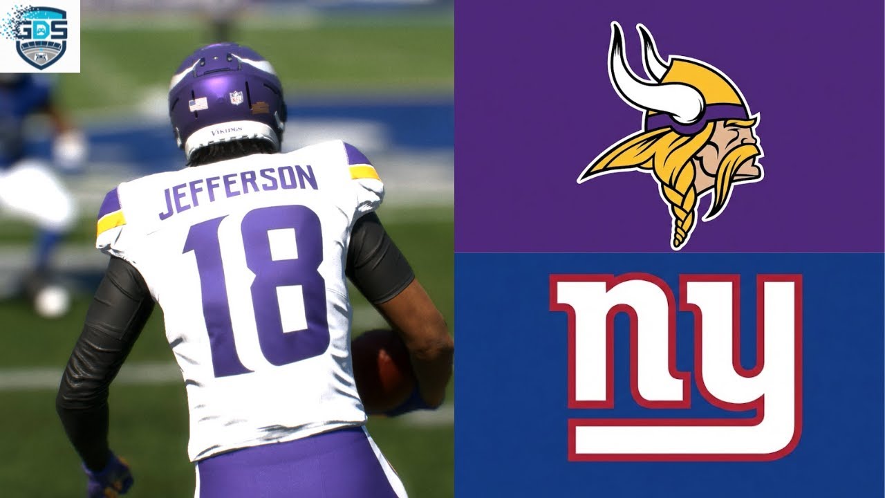 4K 60FPS | Madden 26 | Week 16: Vikings (5-9) vs. Giants (2-12)