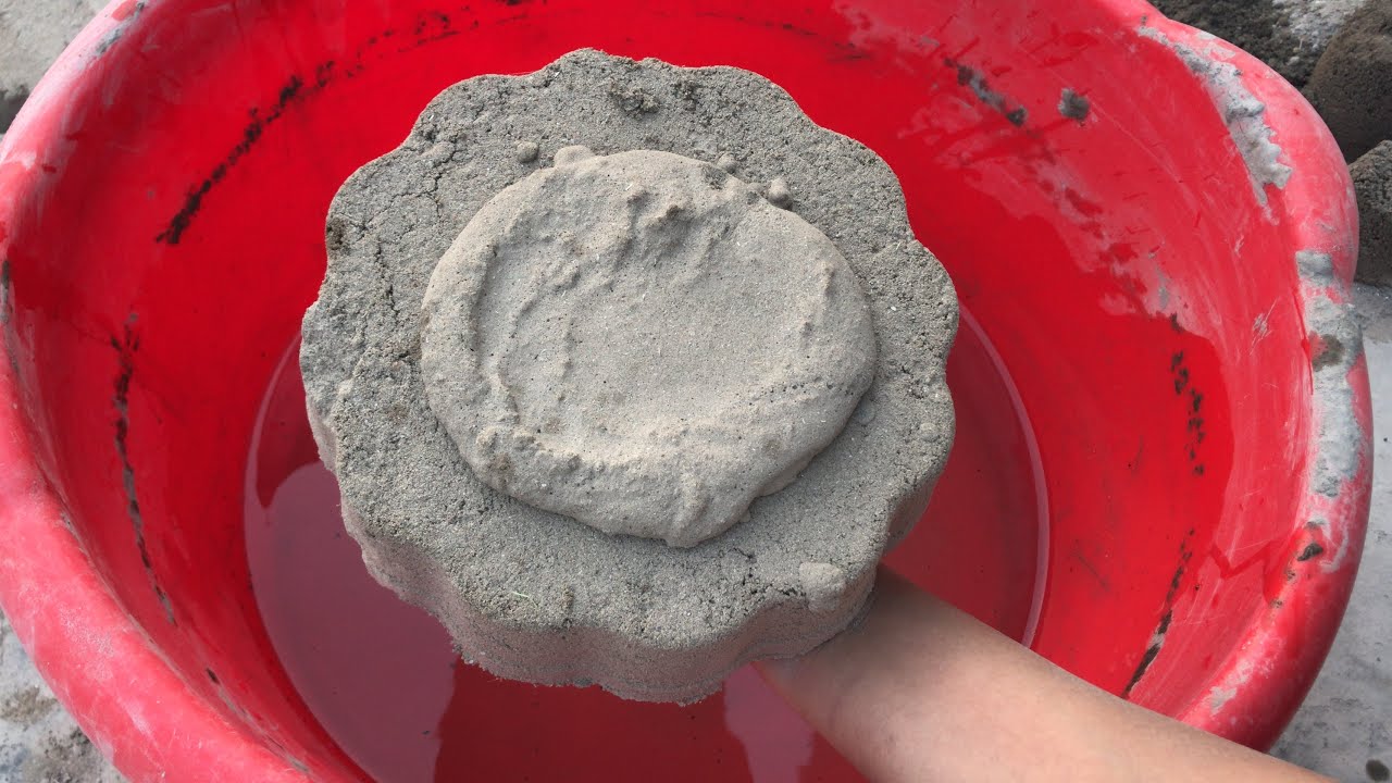 🌼water dipping series #17 || ocean sand water crumbling with satisfying dipping 🔥