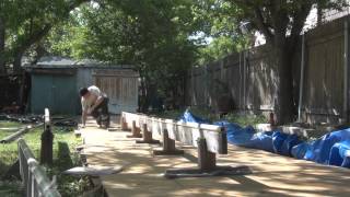 Backyard deck rail sesh.