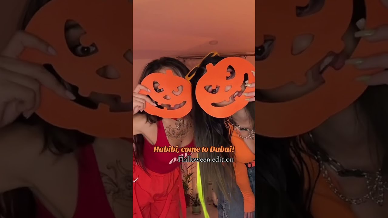 Habibi, come to Dubai - Halloween edition 🎃 #sarahjsun #danutsa #habibicometodubai@Danielaenee