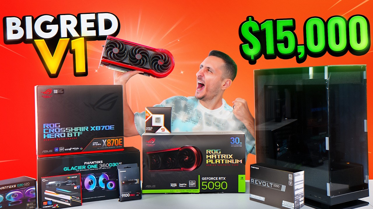 Re-Building my Ultimate Dream Gaming PC - BigRed V1 Reborn