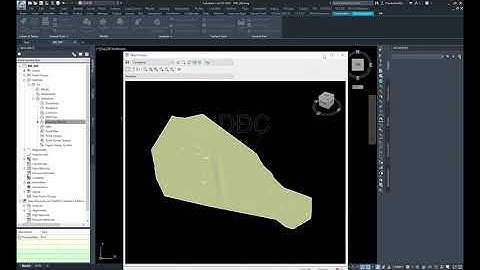 Kết nối điểm DA Ctrinh theo tọa độ VN2000 và xây dựng bề mặt từ Civil 3D vào Revit .